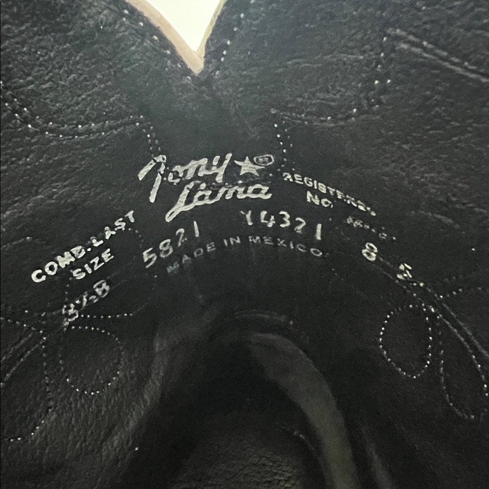 Tony Lama Cowgirl Boots - Size 81/2 - Picture 9 of 15